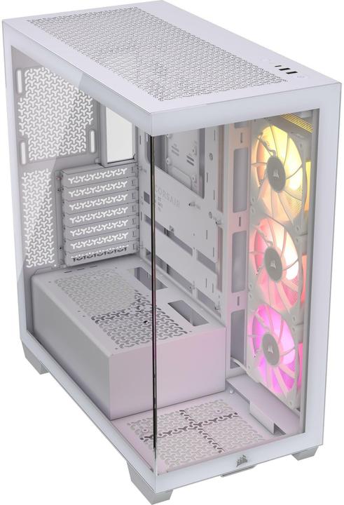 Productafbeelding Corsair Kast iCUE 3500X RGB Midi TG wit BTF+ZERO (E-ATX)