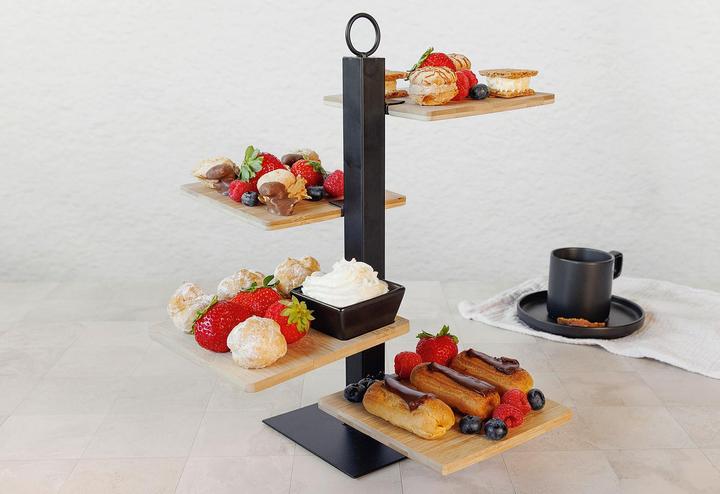 Actual product image Cosy&Trendy Etagere wood-metal 35x35x37cm