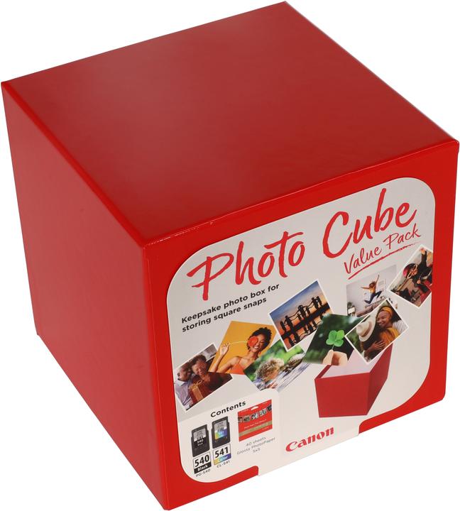 Actual product image Canon PG-540 / CL-541 Photo Cube Value Pack PP-201 13x13 cm 40 sheets (M, C, FC, Y)