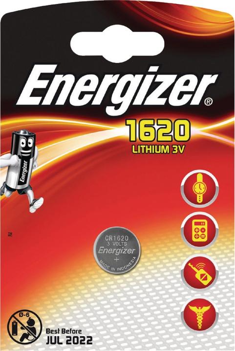 Produktbild Energizer CR1620 Lithium (1 Stk., CR1620, 81 mAh)