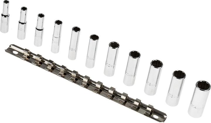 Actual product image Stanley 11pcs proto 1/4in sq drive deep skt set