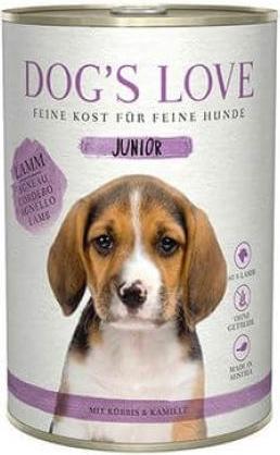 Immagine prodotto Dog's love Agnello e zucca Junior 6x 400 g (Junior, 6 pz., 2400 g)