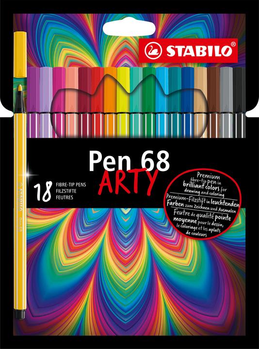 Immagine prodotto STABILO Penna 68 Arty (Ordinati, 18 x)