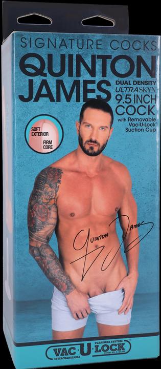 Produktbild Doc Johnson Quinton James - Realistic ULTRASKYN Dildo - 9.5" / 24 cm