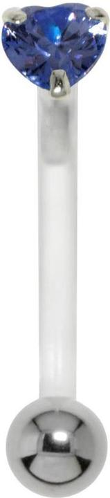 Immagine prodotto Bijouteria Piercing ventre (Bioplastica, Acciaio chirurgico 316L, Argento 925, Zirconia)