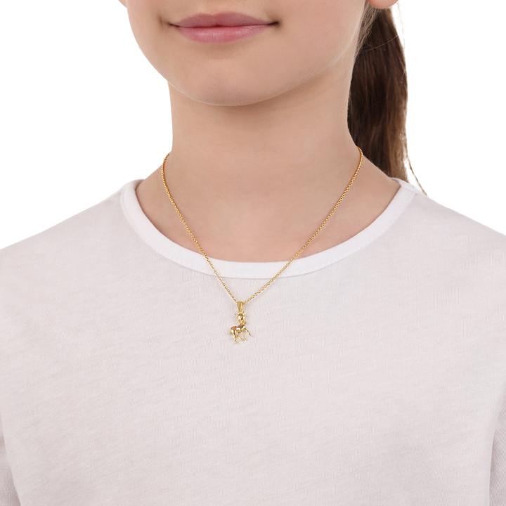 Actual product image Prinzessin Lillifee Necklace for girls, 925 Sterling silver | fawn (Silver 925)