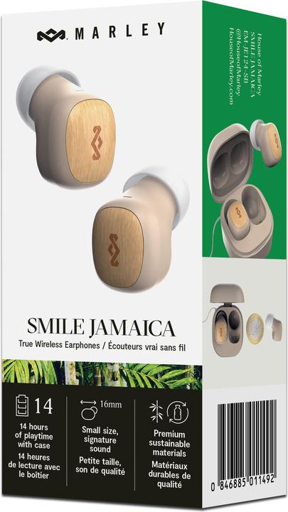 Actual product image House of Marley Smile Jamaica TWS Earbuds (24 h, Wireless)