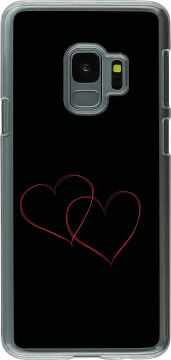Actual product image PhoneLook Coque transparent Valentine 2023 attached heart (Samsung Galaxy S9)