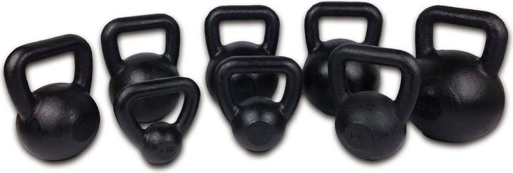 Actual product image Tunturi Gusseisen Kettlebell mit Gummi Boden (1 x 12 kg)