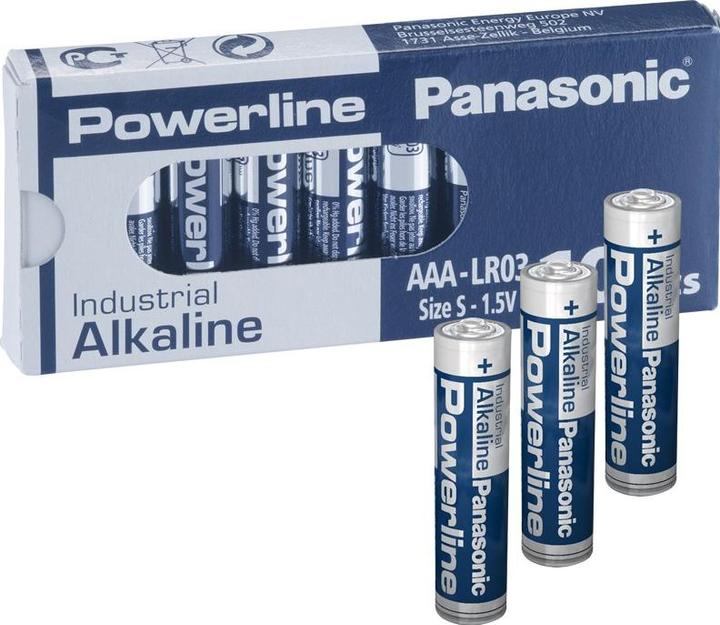 Actual product image Panasonic Powerline Industrial Alkaline (10 pcs., AAA)