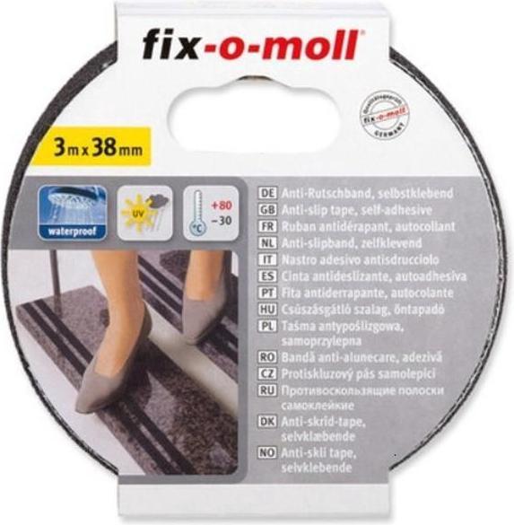 Fix-o-moll TAPE DUCT NONSLIP BLACK 3567012 38MM