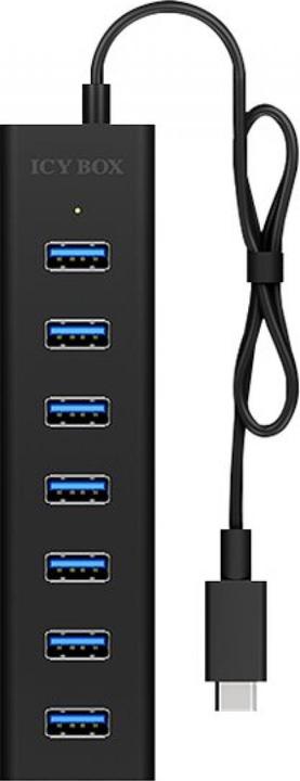 Actual product image Icy Box Ib-Hub1700-C3 (USB-C, 7 Ports)