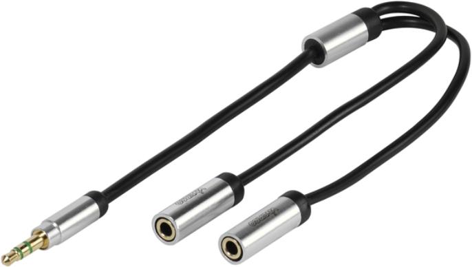 Immagine prodotto Vivanco Adattatore Y-jack (0.20 m, Connettore da 3,5 mm (AUX))