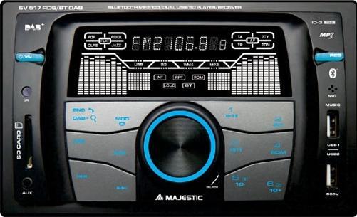 Produktbild Majestic Neu SV-517 RDS BT DAB Schwarz 180 W Bluetooth