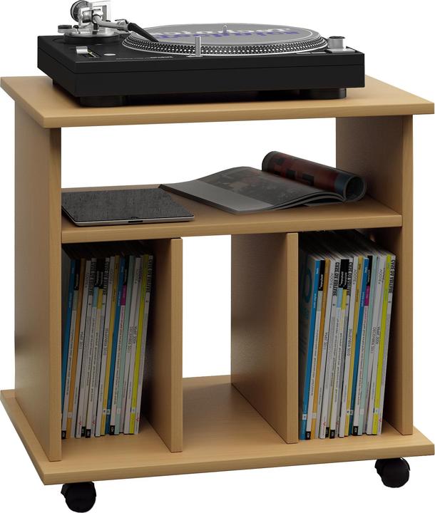 Produktbild VCM Holz Schallplatten Beistelltisch Retal (60 x 45 x 59 cm)