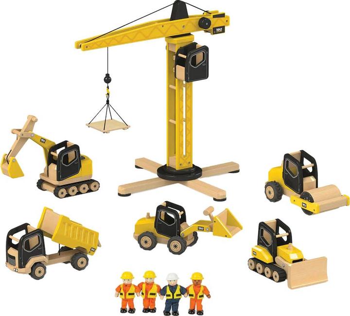 Actual product image Bigjigs Wood excavator