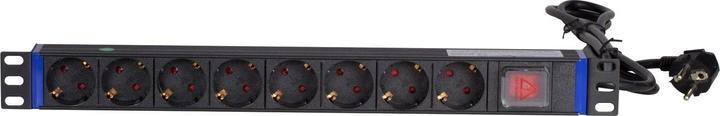 Actual product image DS-IT 19" socket strip with switch