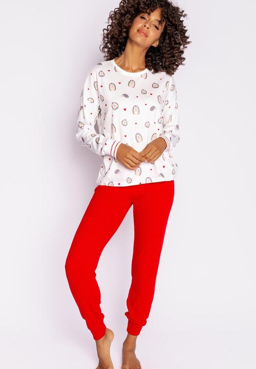Actual product image Pj Salvage Pyjama top "Be mine" offwhite (36)