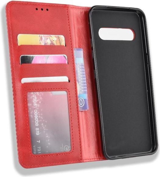 Actual product image MU Classic Retro Leather Bookcover Series (LG V60 ThinQ 5G)