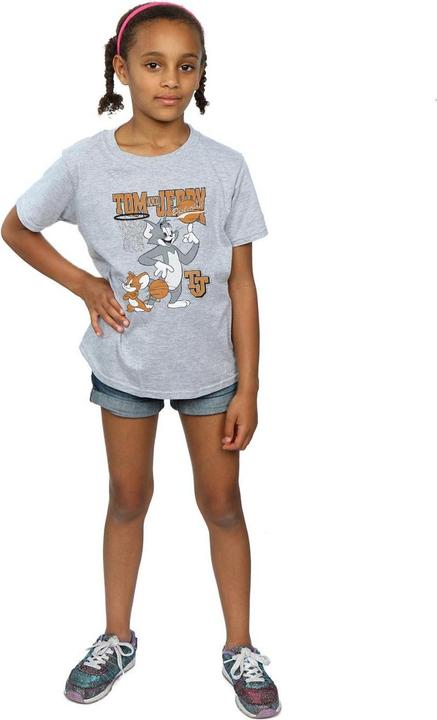 Image du produit Tom & Jerry - T-shirt SPINNING BASKETBALL - Fille (152, 158)