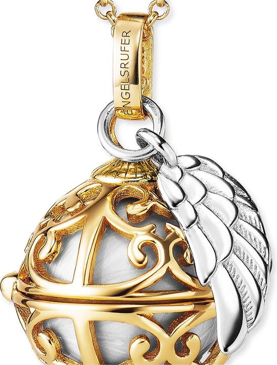 Actual product image Engelsrufer Singing ball with wing (Brass, 925 silver, 45 cm)