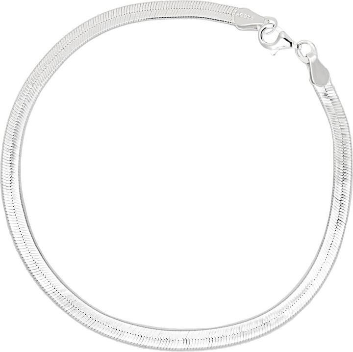 Candy Armband Herringbone M, 925 Sterling Silber (19 cm, 925er Sterlingsilber, 925 Sterling Silber)
