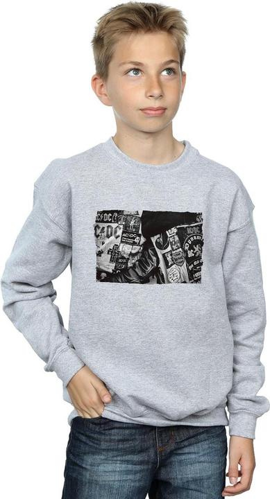 Actual product image AC/DC Boys Badges And Posters Collection Sweatshirt (128)