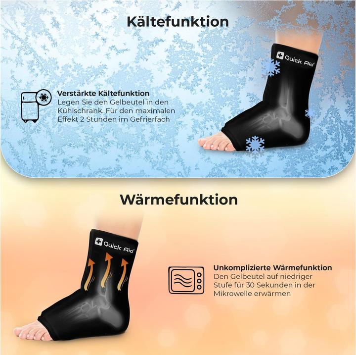 Produktbild Quick Aid Fussgelenk Kühlmanschette (L)