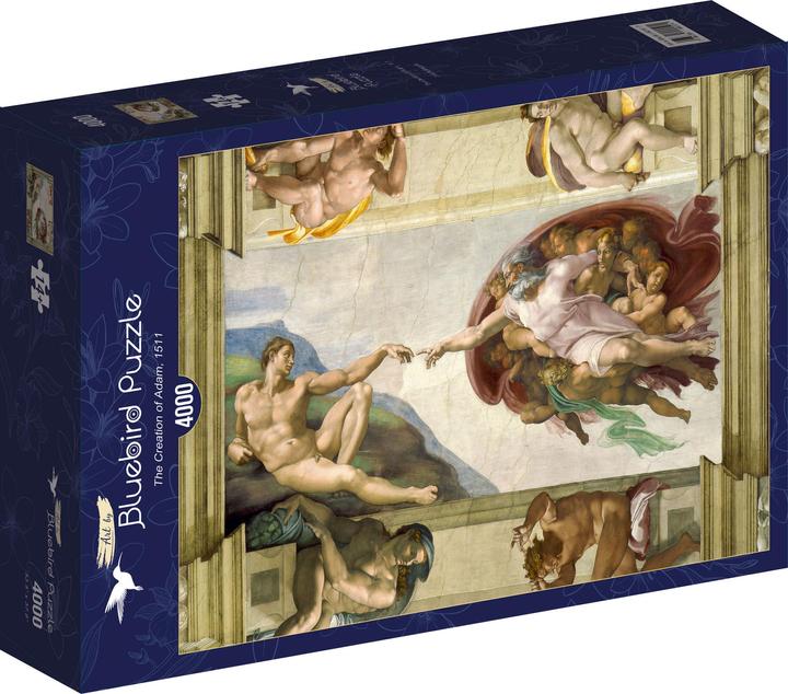 Actual product image Bluebird Puzzle Creation of Adam 4000 pieces (4000 pieces)