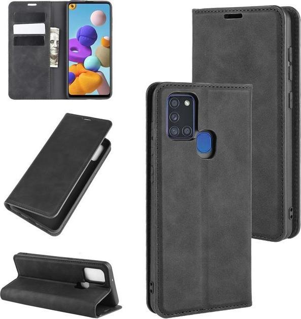 Produktbild MU Classic Classic V Leder Bookcover Series (Samsung Galaxy A21s)