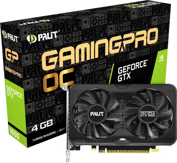 Actual product image Palit GeForce GTX 1650 GamingPro OC (4 GB)