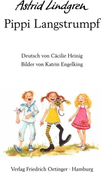 Immagine prodotto Pippi Langstrumpf (Tedesco, Astrid Lindgren, 2007)