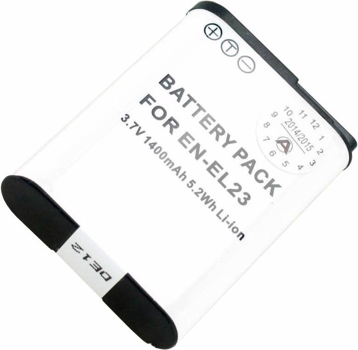 Actual product image Nikon Battery EN-EL23, Coolpix P600, EN-EL23, VFB11702 (Rechargeable battery)
