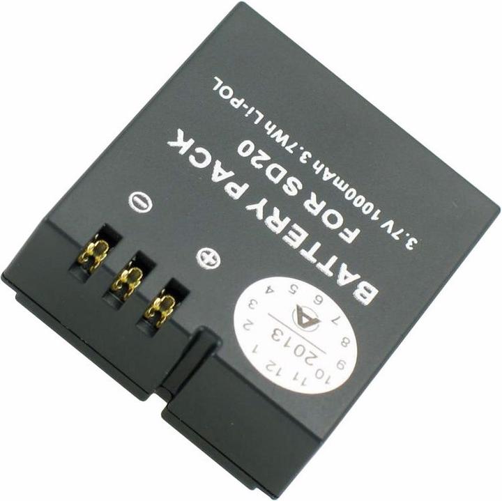 Produktbild AccuCell Akku ROLLEI 3S, 4S, 5S, 95287, ActionPro SD20F (Kamera Akku)