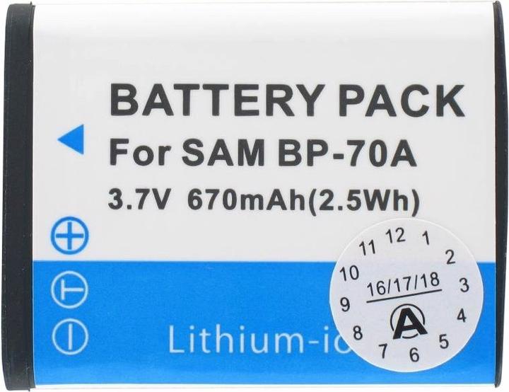 Immagine prodotto Samsung Batteria BP-70A, BP70A, AQ100, ES65 (Accumulatore di carica elettrica)