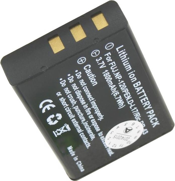 Image du produit AccuCell Batterie NP-120, BP-1500S, D-LI7, DB-43 (Batterie)
