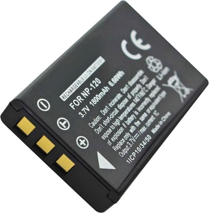 Image du produit AccuCell Batterie NP-120, BP-1500S, D-LI7, DB-43 (Batterie)