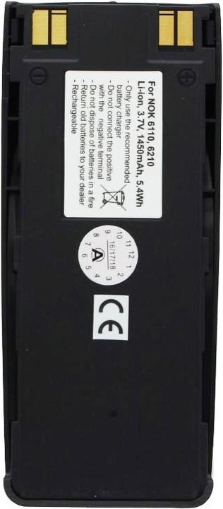 Image du produit Nokia Batterie 5110, 5130, 6110, 6130, 6150, 6210, 6310, 6310i, 7110, BLS-2N, BLS-4, BMS-2S, BPS-2