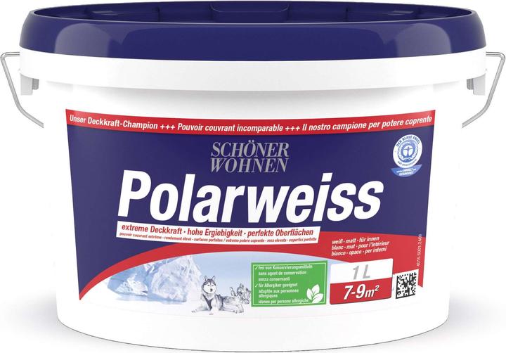 Schöner Wohnen Polarweiss (Weiss, 1 l)