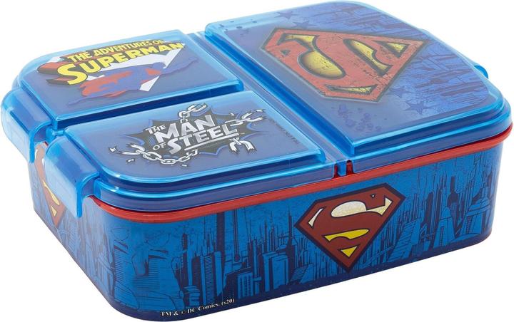 Produktbild Stor Superman Logo - Lunchbox mit Fächern