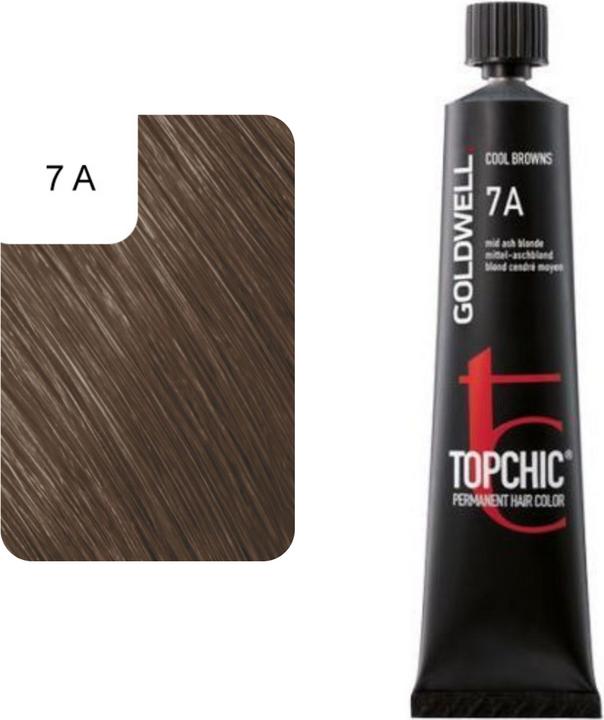Image du produit Goldwell Topchic (7A blond frêne moyennement cendré)
