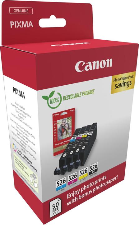 Image du produit Canon CLI-526 (M, Y, C, CF)