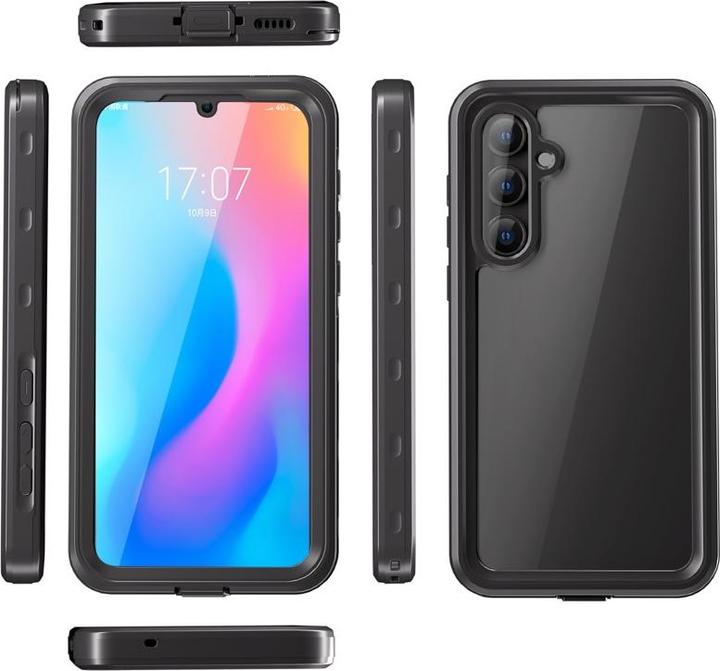 Actual product image Redpepper Samsung Galaxy A55 - IP68 SAM Series Wasserdichtes Outdoor Case, schwarz (Samsung Galaxy A55)