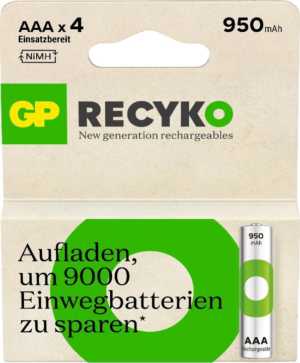Actual product image GP Batteries ReCyko (4 pcs., AAA, 950 mAh)