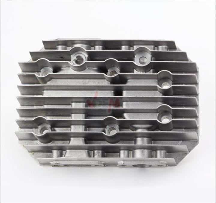 Image du produit Dema Aluguss Zylinderkopf 11 Kühlrippen 4 Anschlüsse für Kompressor Art. 24517