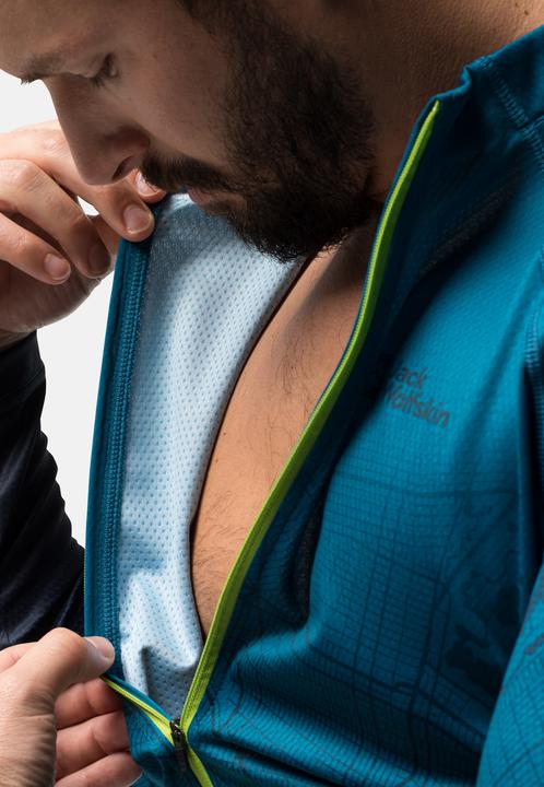 Actual product image Jack Wolfskin Morobbia Fz L/S Print M (L)