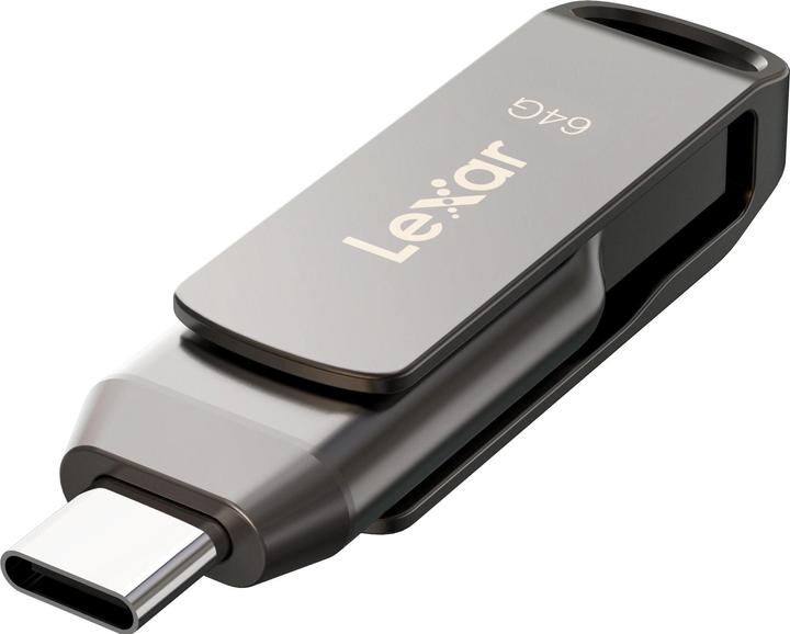 Image du produit Lexar JumpDrive Dual Drive D400 (64 Go, USB-A, USB-C)