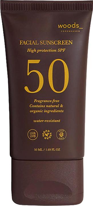 Woods_ Copenhagen Facial Sunscreen Spf 50 (Sonnencreme, SPF 50, 50 ml, 50 g)