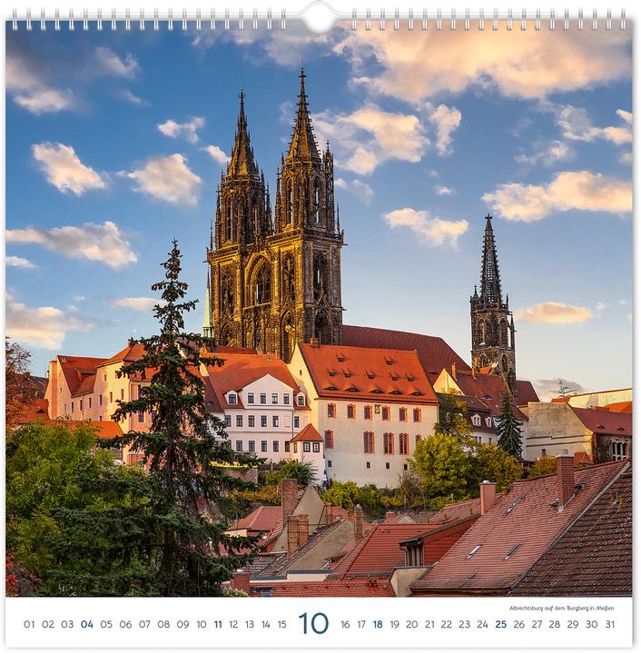 Image du produit Kalender Burgen und Schlsser Sachsen 2026 (30 x 30 cm, Allemand)