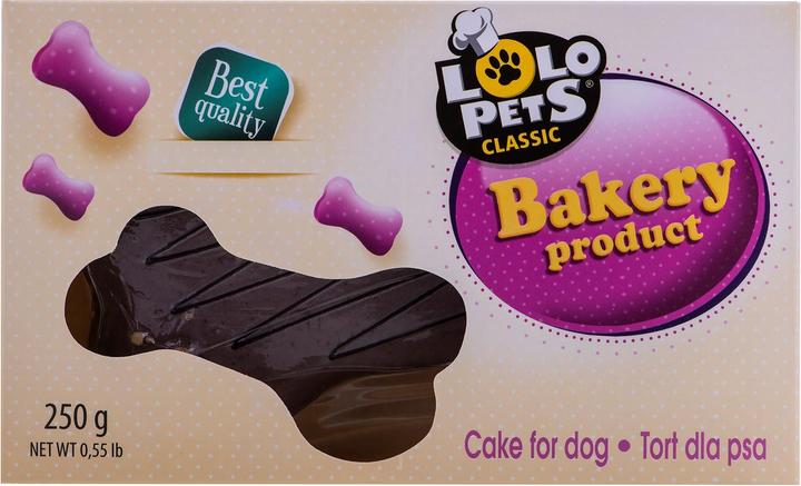 Produktbild Lolo Pets Classic Tort dla psa Orzechowo-czekoladowy (Senior, 250 g)